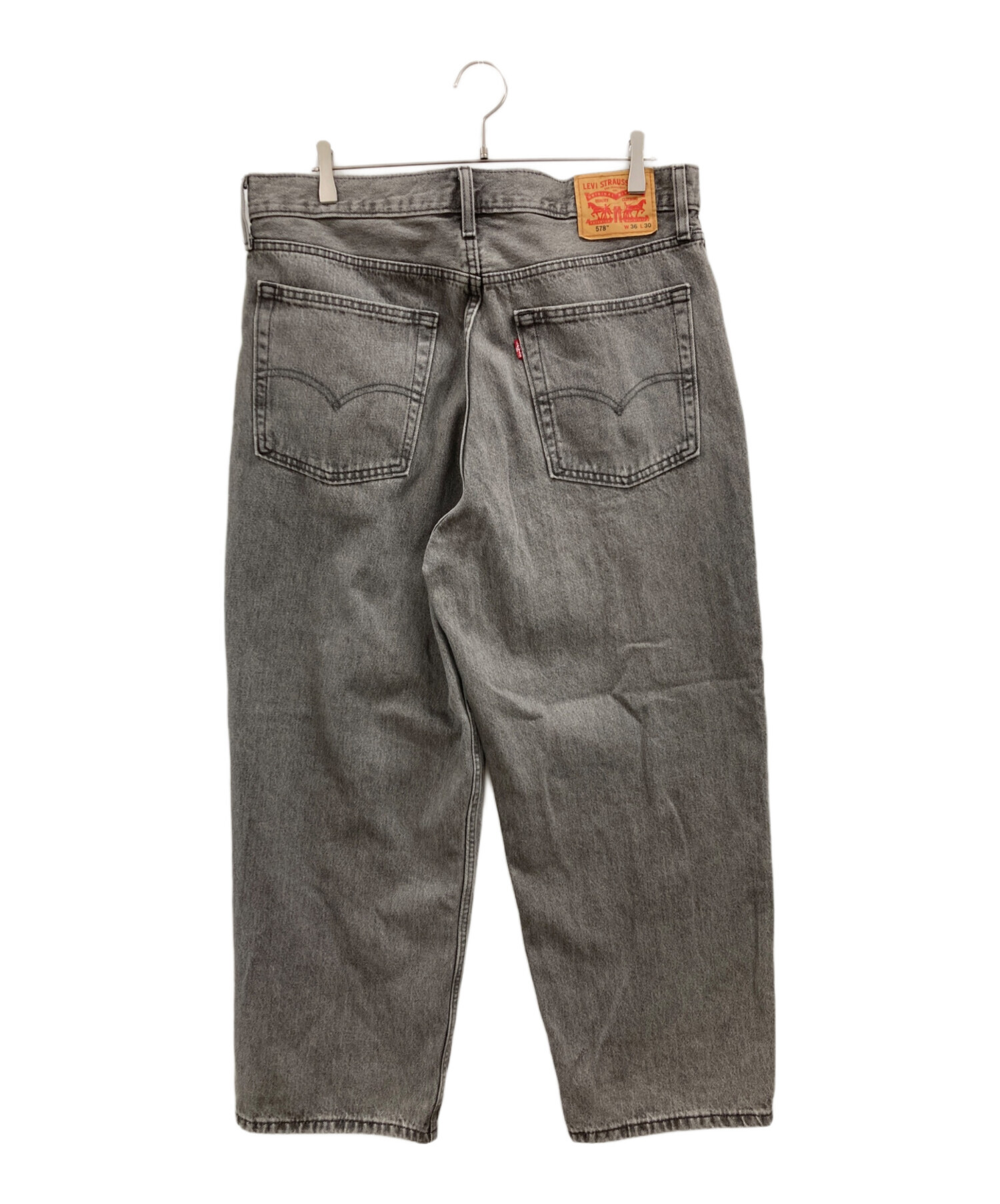 リーバイス 578 W36L30 中古・古着通販】LEVI'S (リーバイス) 578デニムパンツ ブラック