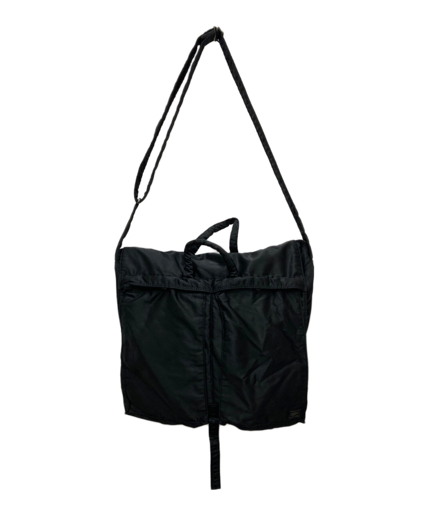 [未使用級]　PORTER　タンカー　2WAY　ヘルメットバッグ　ブラック 中古・古着通販】PORTER (ポーター) 2WAYヘルメットバッグ / タンカー