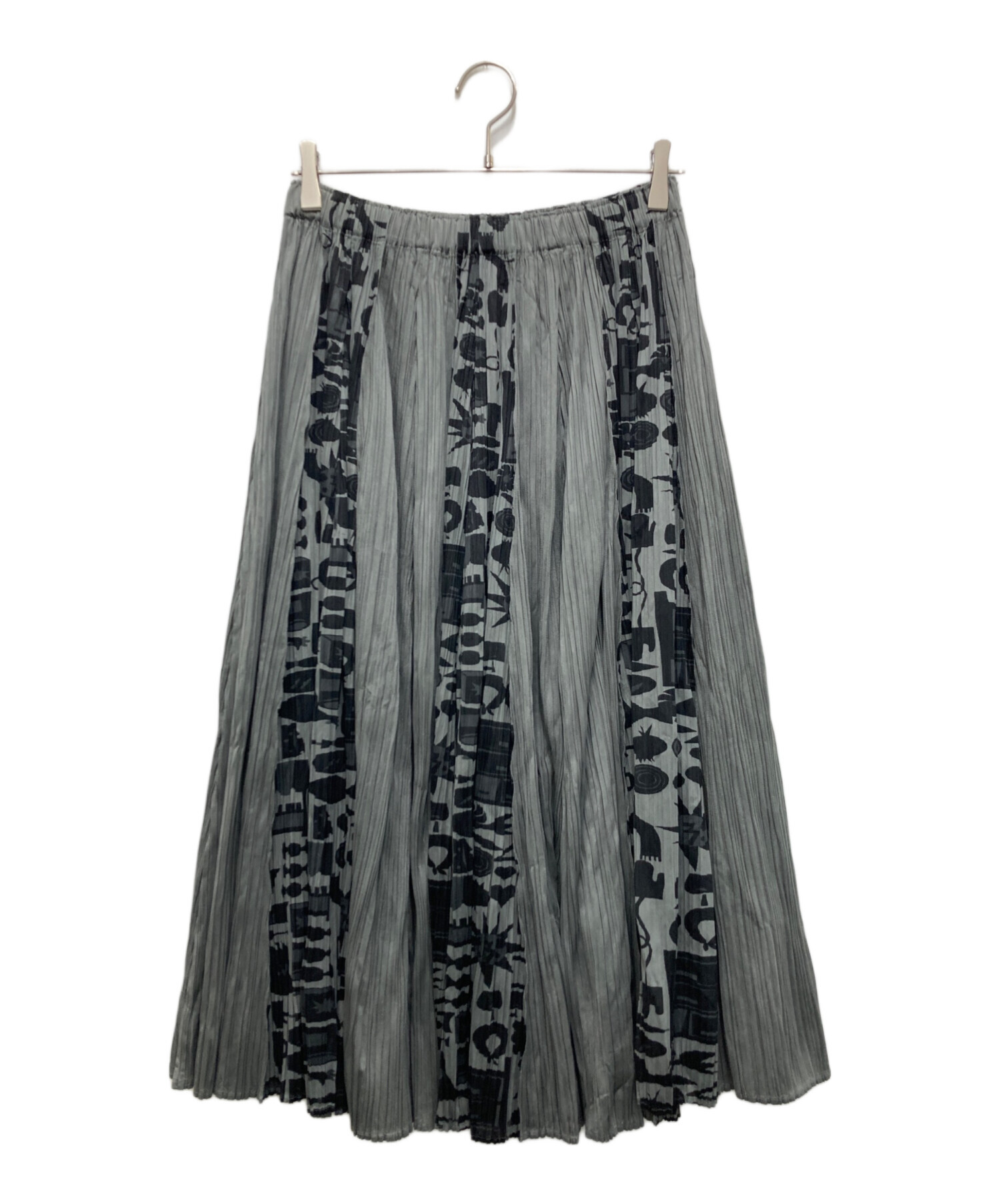 中古・古着通販】PLEATS PLEASE (プリーツプリーズ) 柄切替ロング