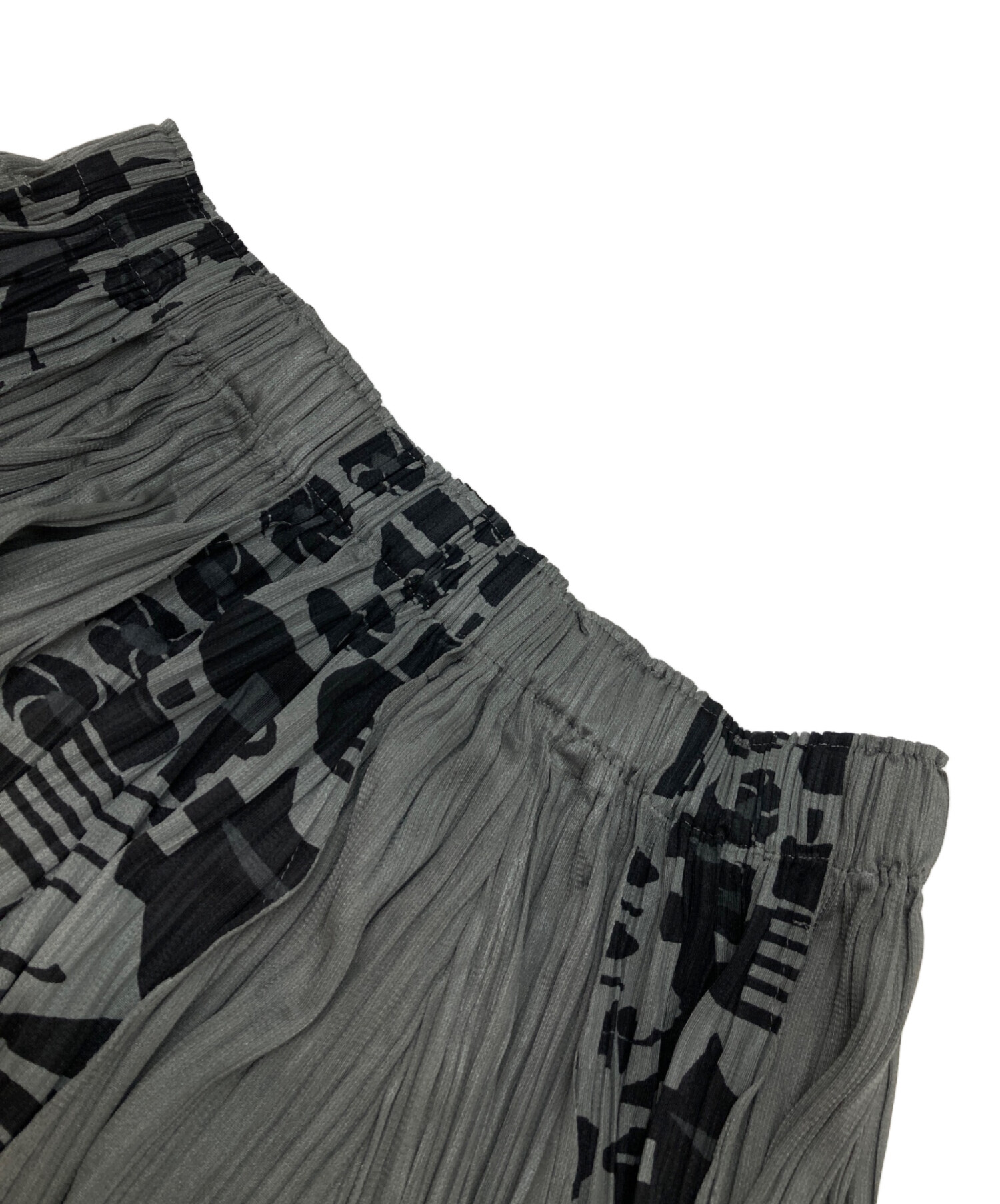 中古・古着通販】PLEATS PLEASE (プリーツプリーズ) 柄切替ロング