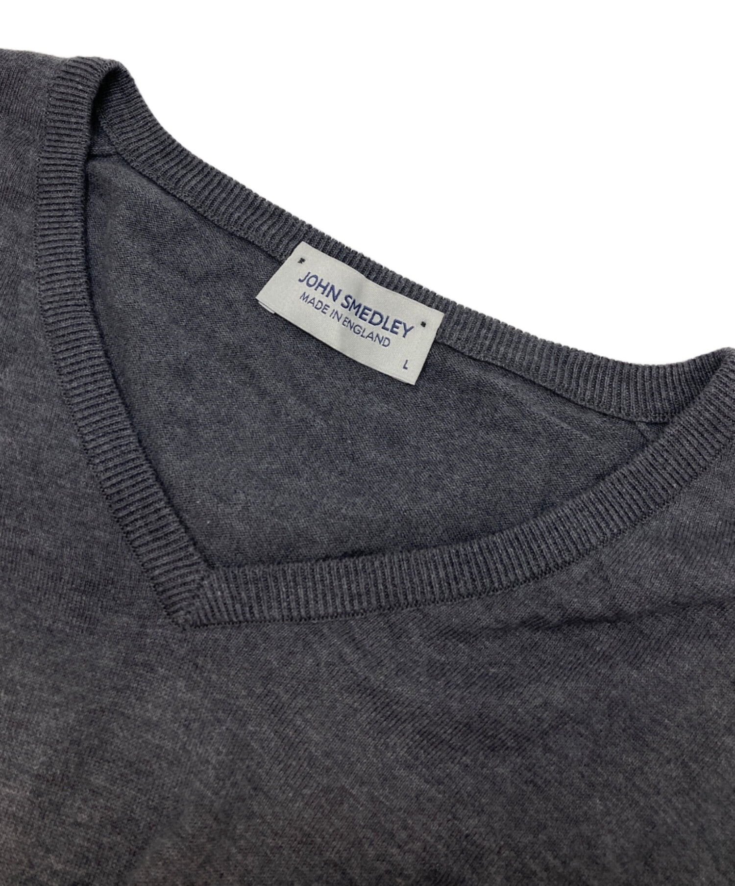 中古・古着通販】JOHN SMEDLEY (ジョンスメドレー) Vネックニット