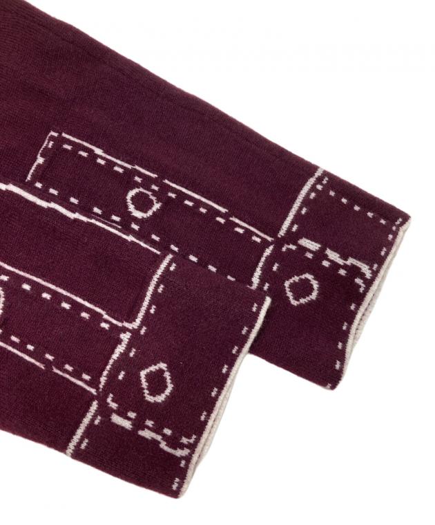 マークジェイコブス ボルドー ニット MARC JACOBS - マークジェイコブス ニット カットソー 半袖 ラメ