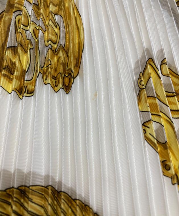 中古・古着通販】HERMES (エルメス) プリーツスカーフ ネイビー