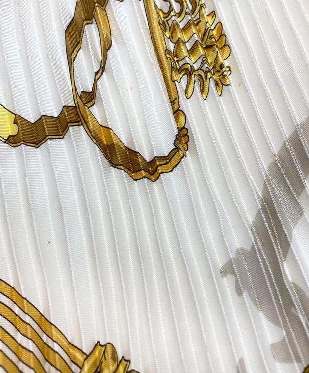 中古・古着通販】HERMES (エルメス) プリーツスカーフ ネイビー