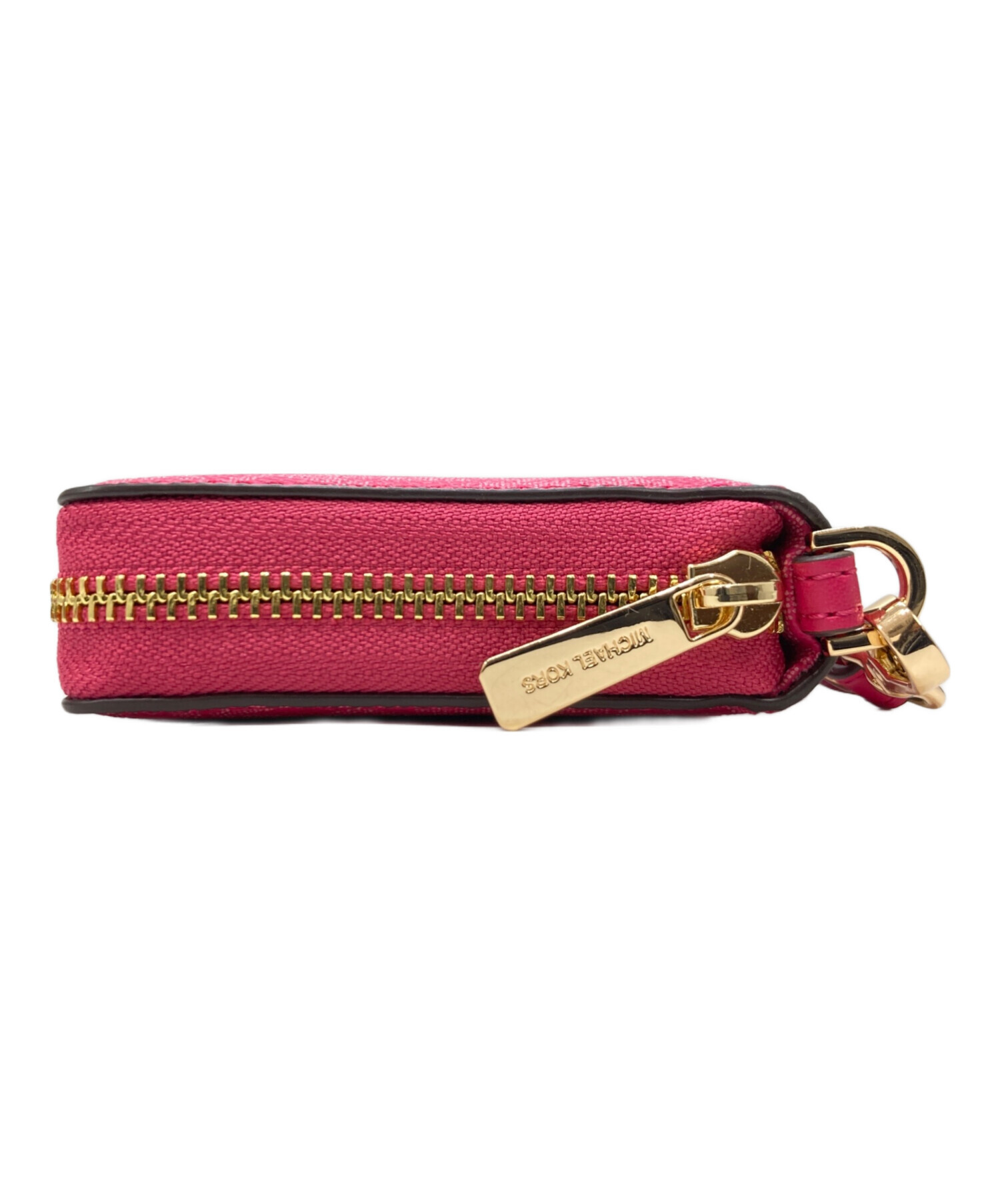 新品　マイケルコース　MICHEAL KORS 財布　レッド　ピンク 中古・古着通販】MICHAEL KORS (マイケル・コース) 長財布 ピンク