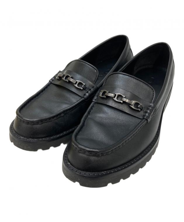 中古・古着通販】COACH (コーチ) ブルックスローファー ブラック