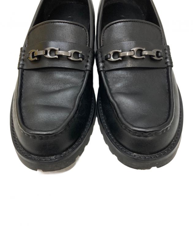 中古・古着通販】COACH (コーチ) ブルックスローファー ブラック