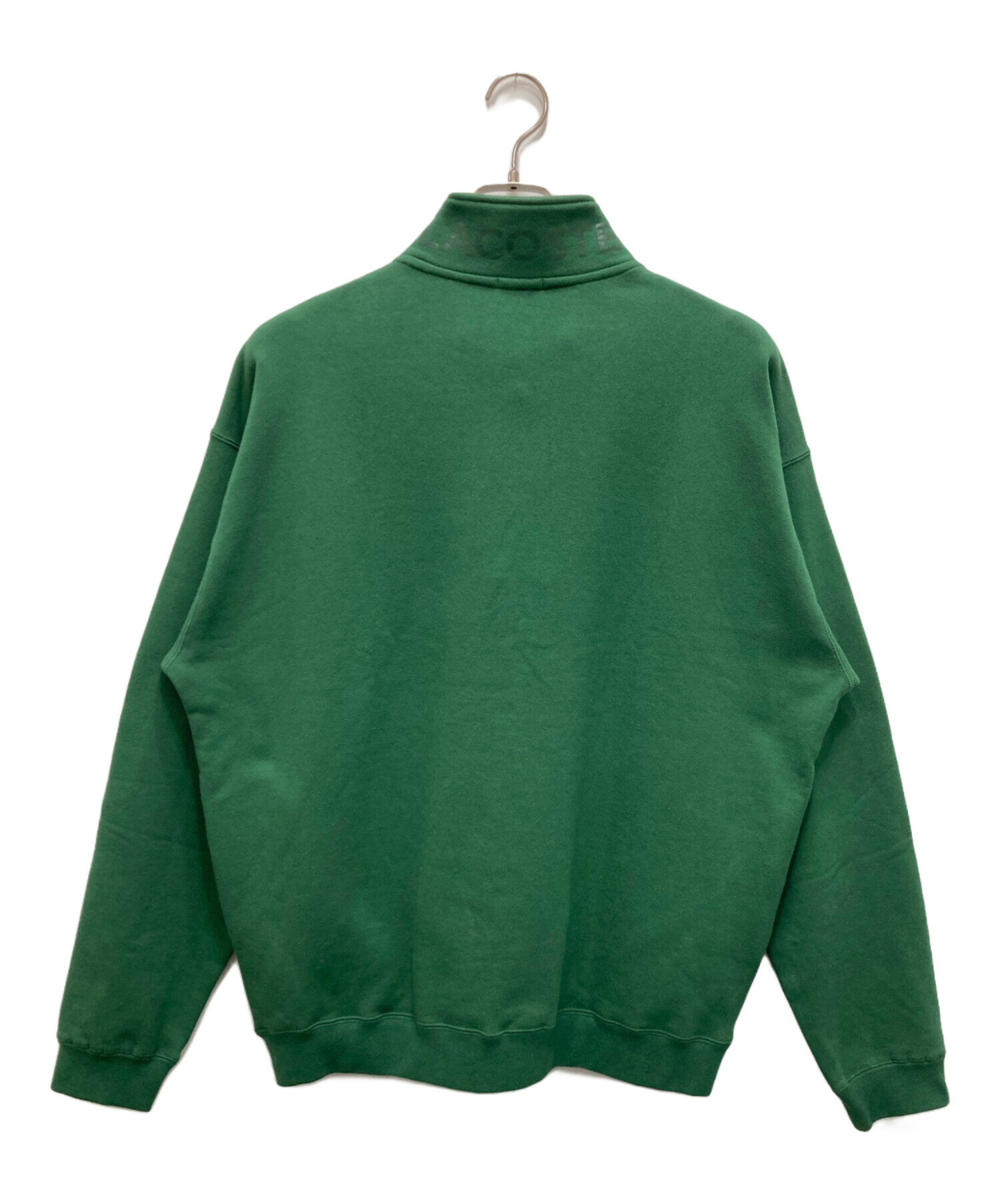 中古・古着通販】LACOSTE (ラコステ) ハーフジップスウェット グリーン