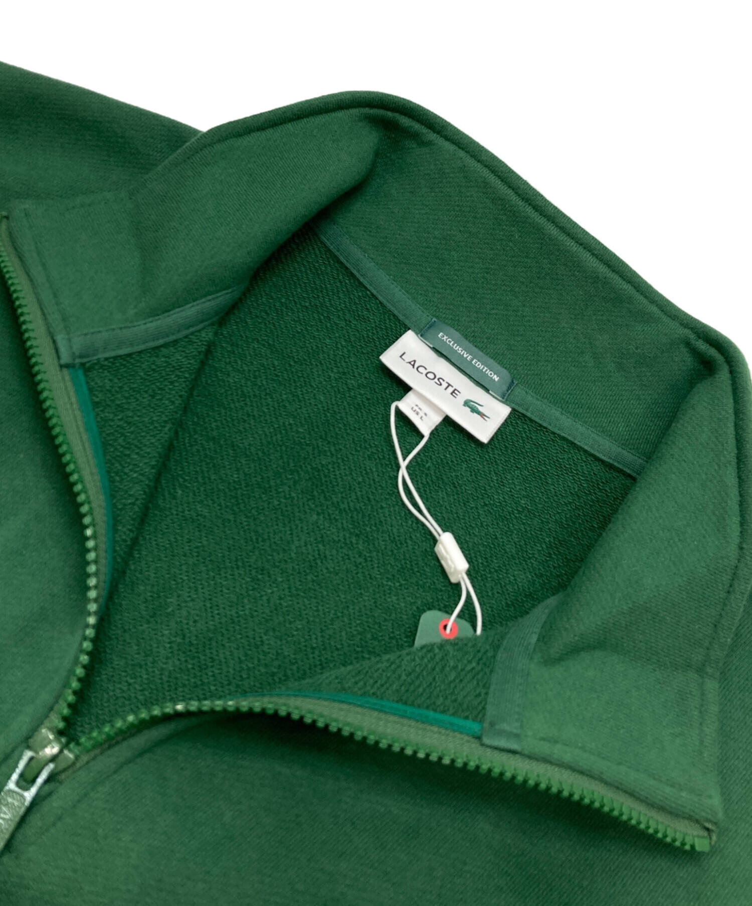 【中古】 メテオ・ラバーズ 中古・古着通販】LACOSTE (ラコステ) ハーフジップスウェット グリーン
