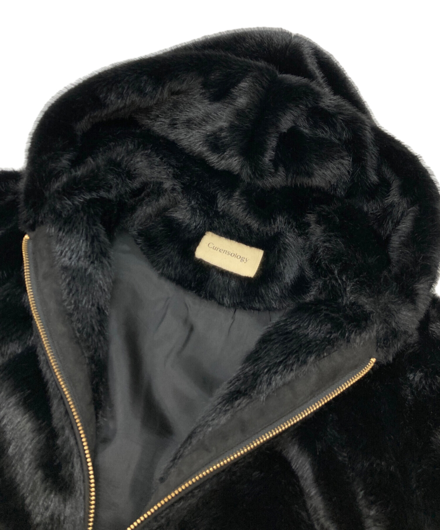 中古・古着通販】Curensology (カレンソロジー) ファーフーディベスト