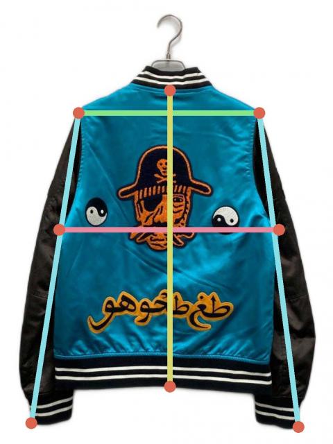 吉*郎様 Sasquatchfabrix　　 ワッペンスタジャン 中古・古着通販】SASQUATCHfabrix. (サスクワッチファブリックス) 和柄