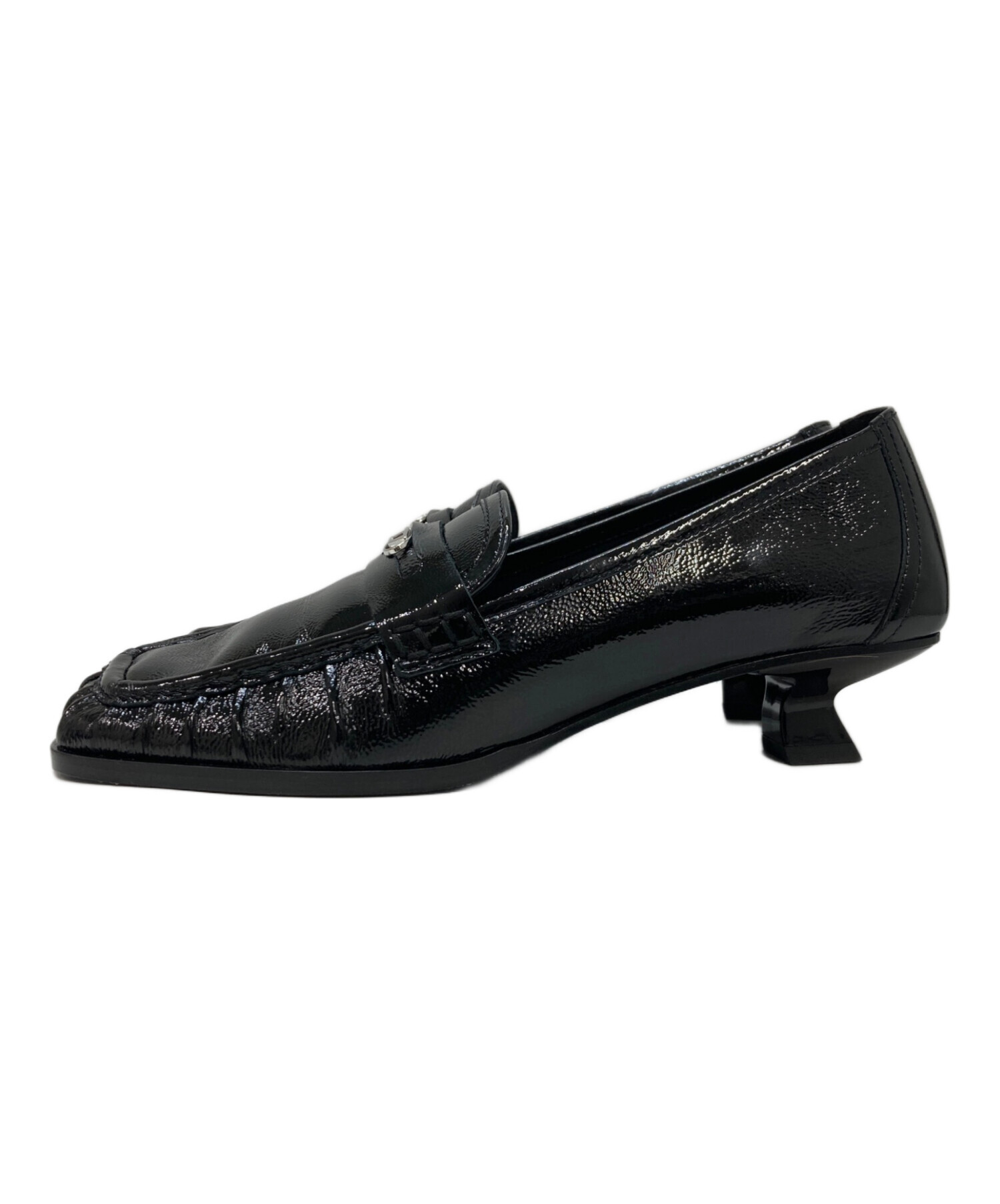 ディーゼルローファー 中古・古着通販】DIESEL (ディーゼル) ヒールローファー ブラック