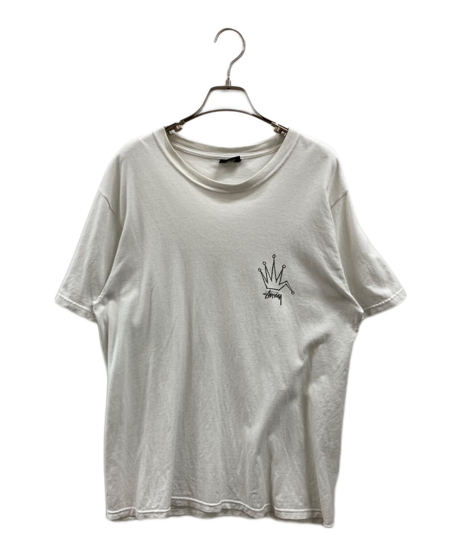 中古・古着通販】stussy (ステューシー) ロゴプリントTシャツ ホワイト