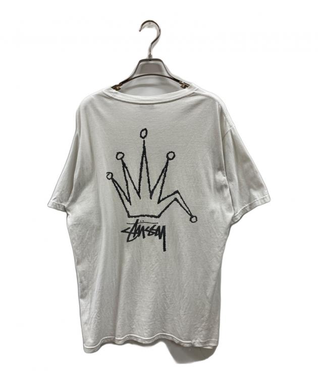 中古・古着通販】stussy (ステューシー) ロゴプリントTシャツ ホワイト