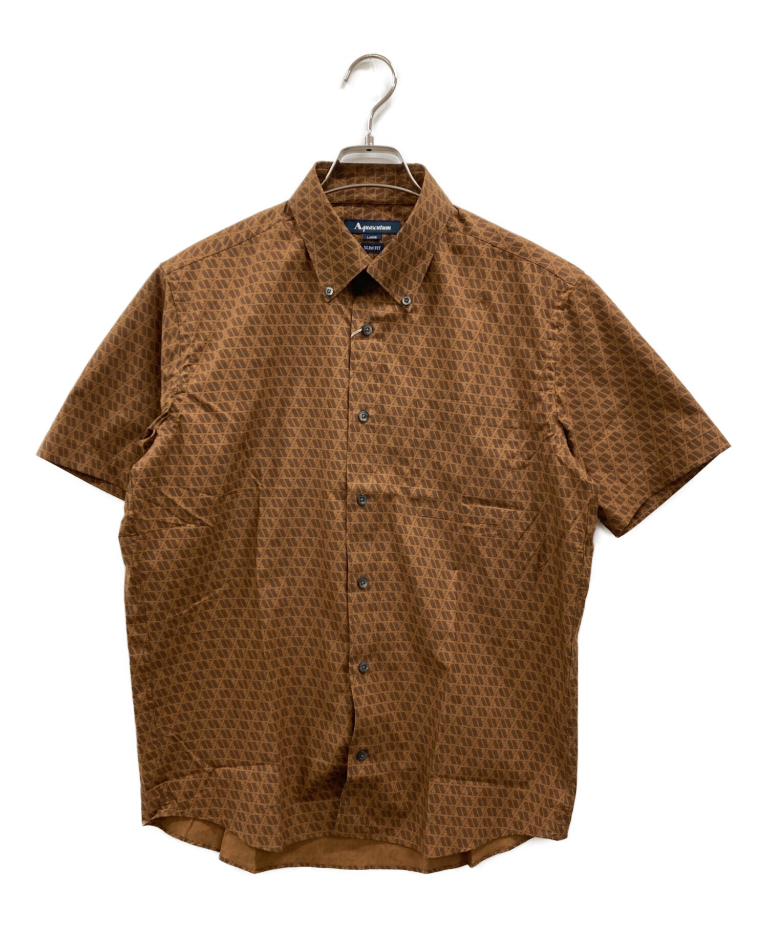 中古・古着通販】Aquascutum (アクアスキュータム) モノグラムシャツ