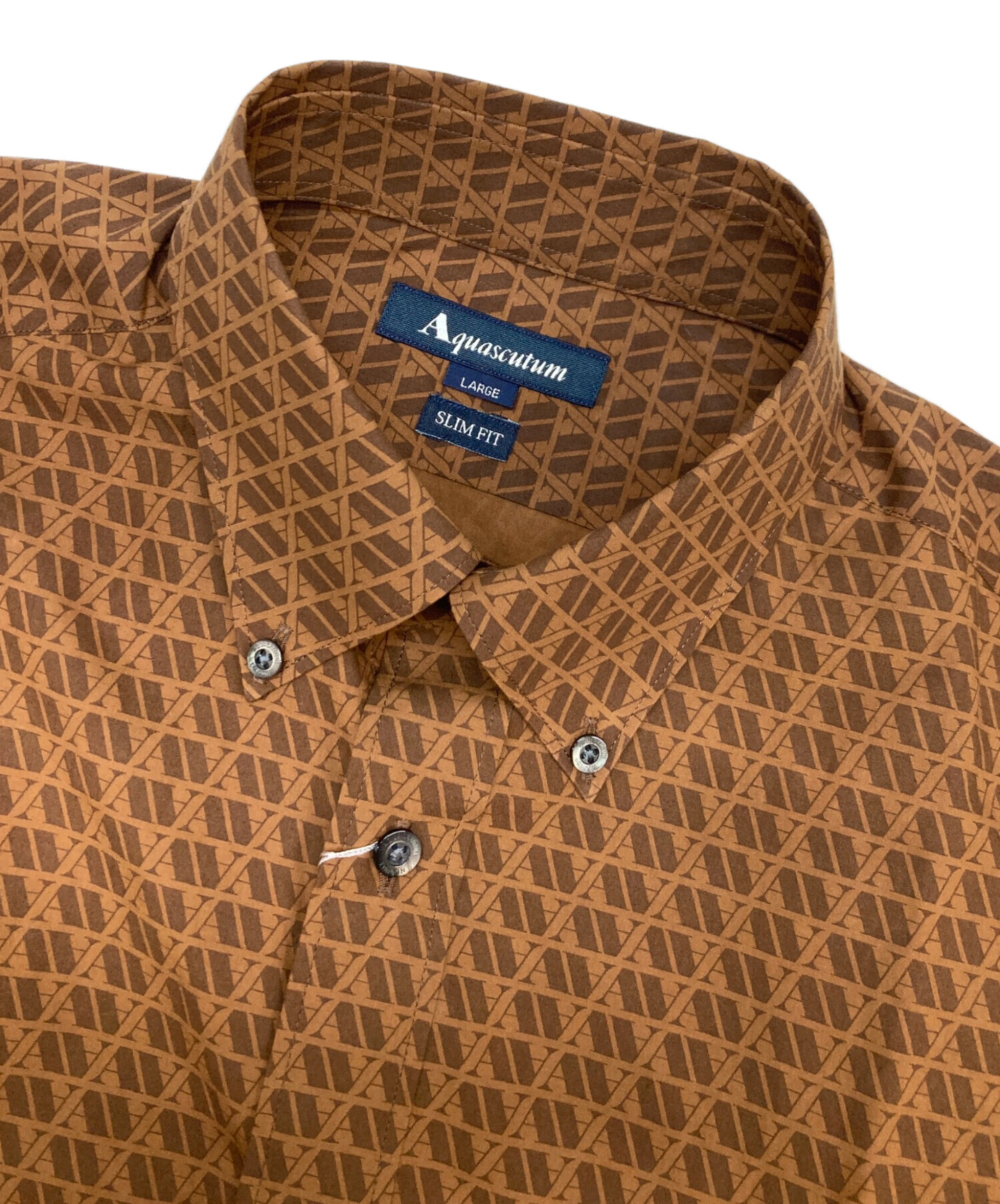 中古・古着通販】Aquascutum (アクアスキュータム) モノグラムシャツ