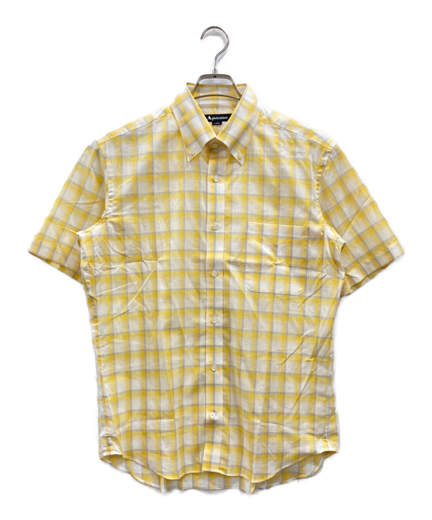 中古・古着通販】Aquascutum (アクアスキュータム) チェックシャツ