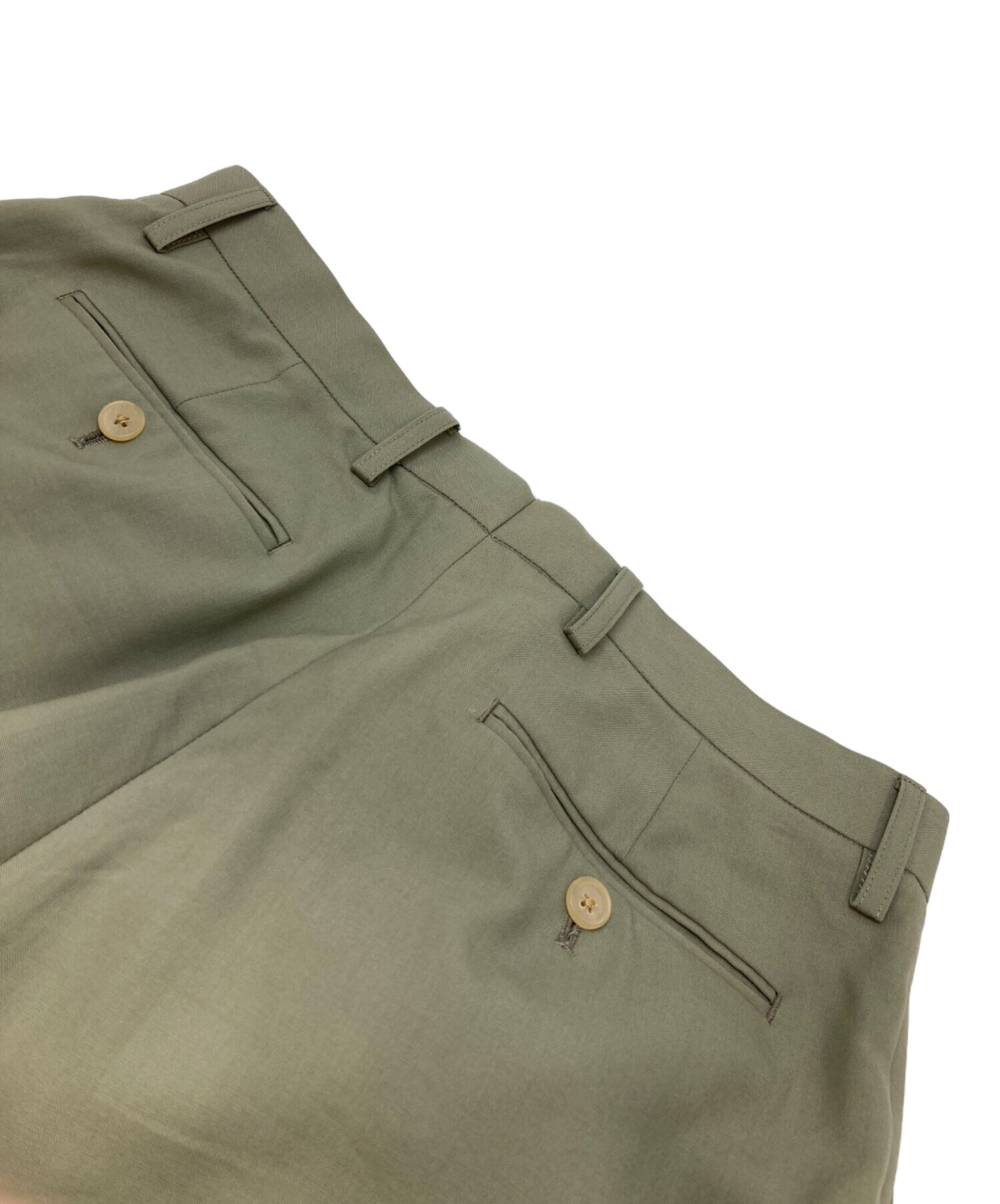 中古・古着通販】Phlannel (フランネル) WOOL TROPICAL TROUSERS