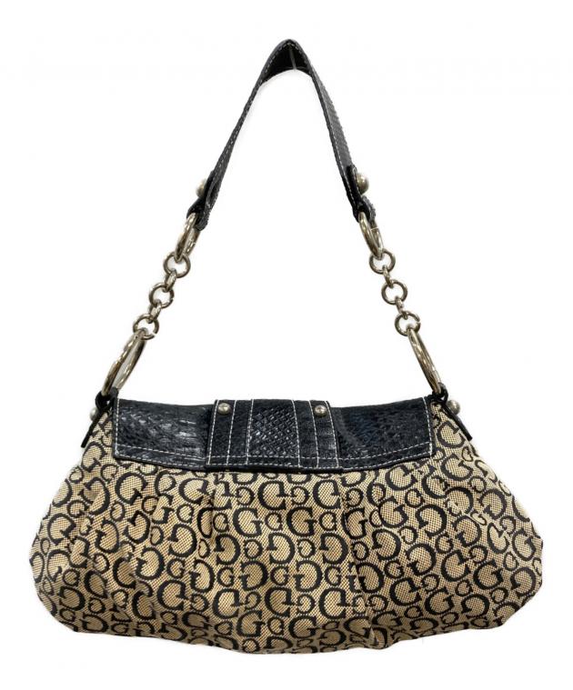 中古・古着通販】GUESS (ゲス) 00s型押しワンショルダーバッグ