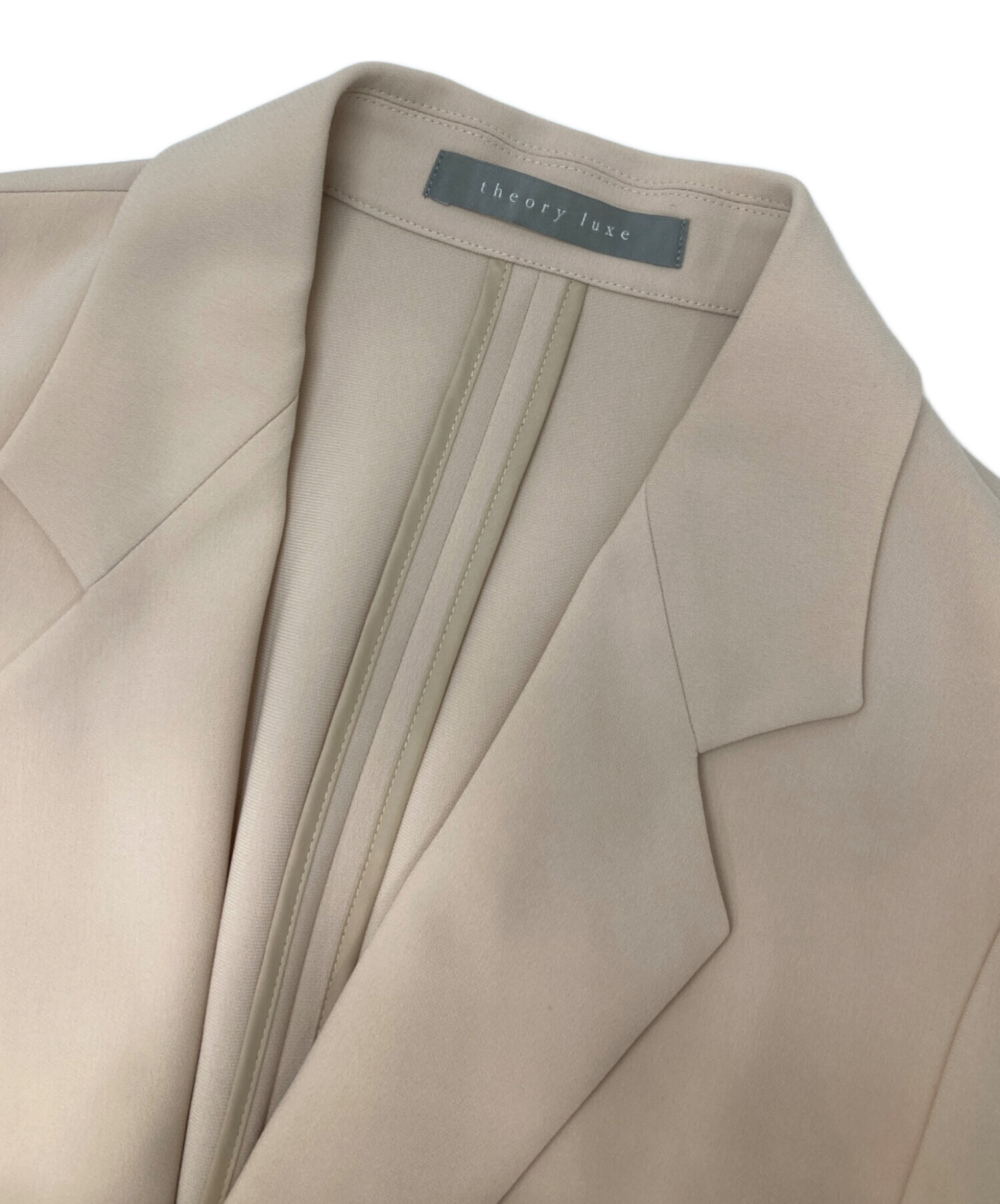Theory luxe ベージュテーラードジャケット 38 中古・古着通販】theory luxe (セオリーリュクス) テーラード