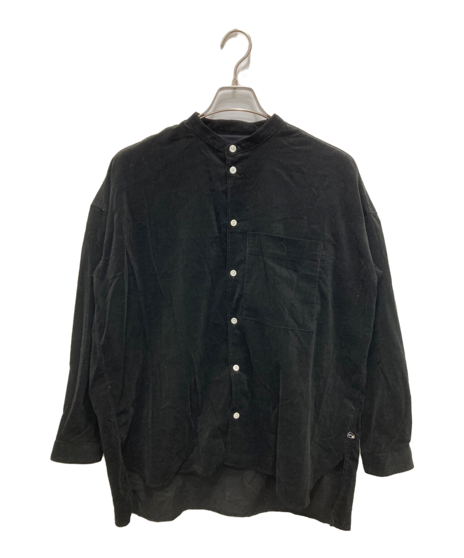 中古・古着通販】HUIS (ハウス) みじんコールバンドカラーオーバー
