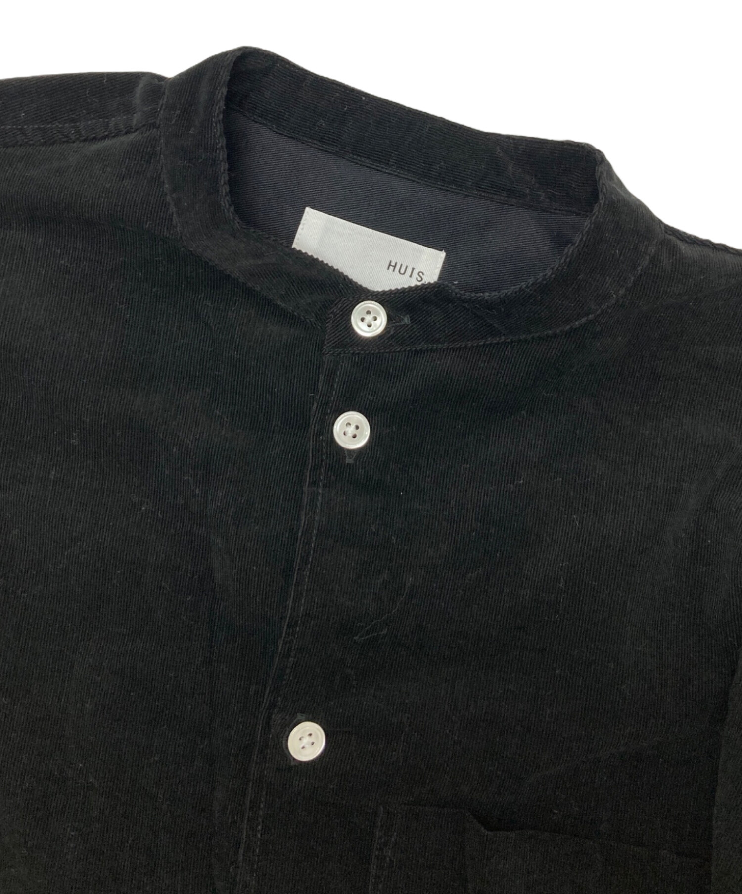 中古・古着通販】HUIS (ハウス) みじんコールバンドカラーオーバー 