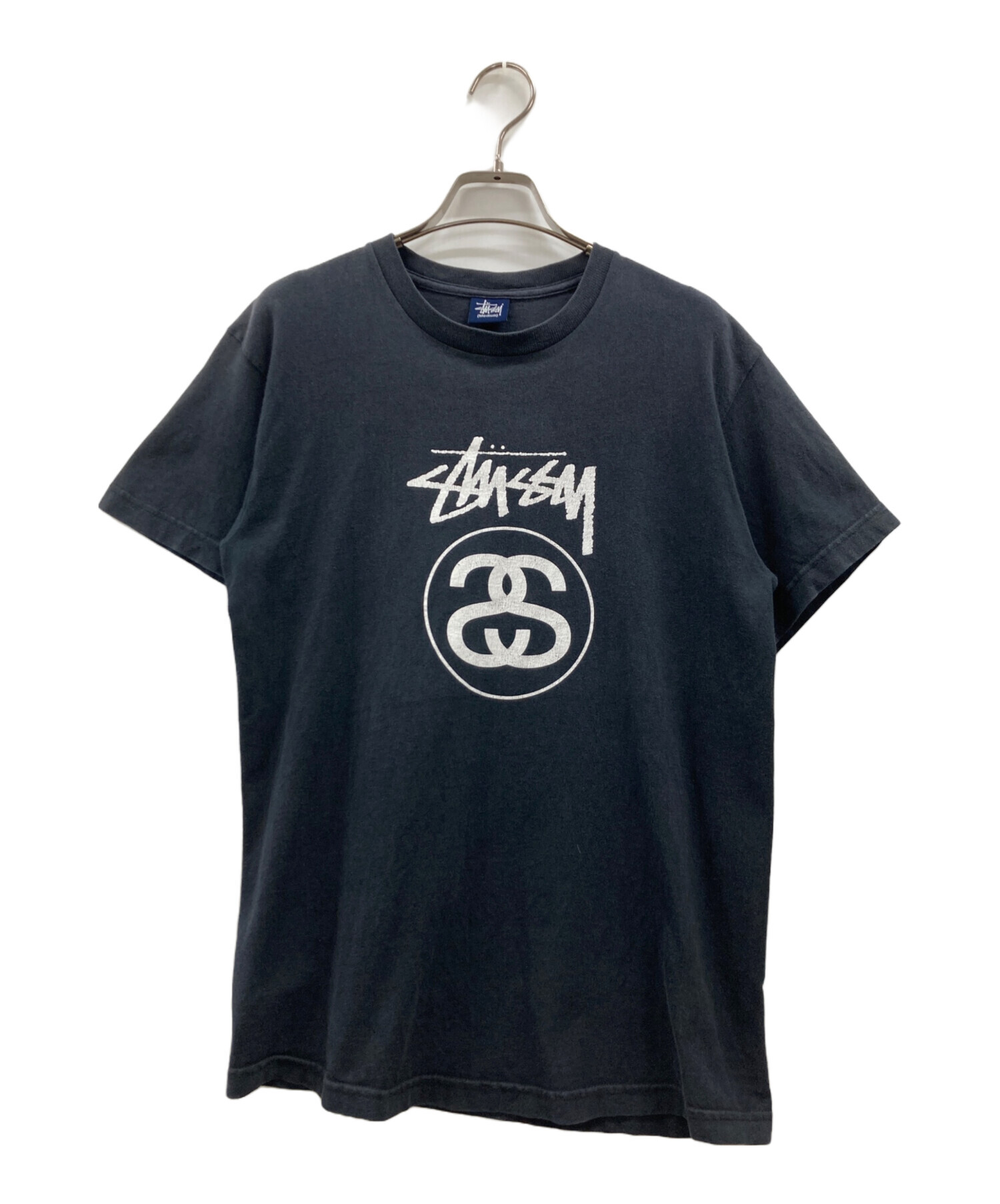 中古・古着通販】stussy (ステューシー) ロゴプリントTシャツ ブラック 