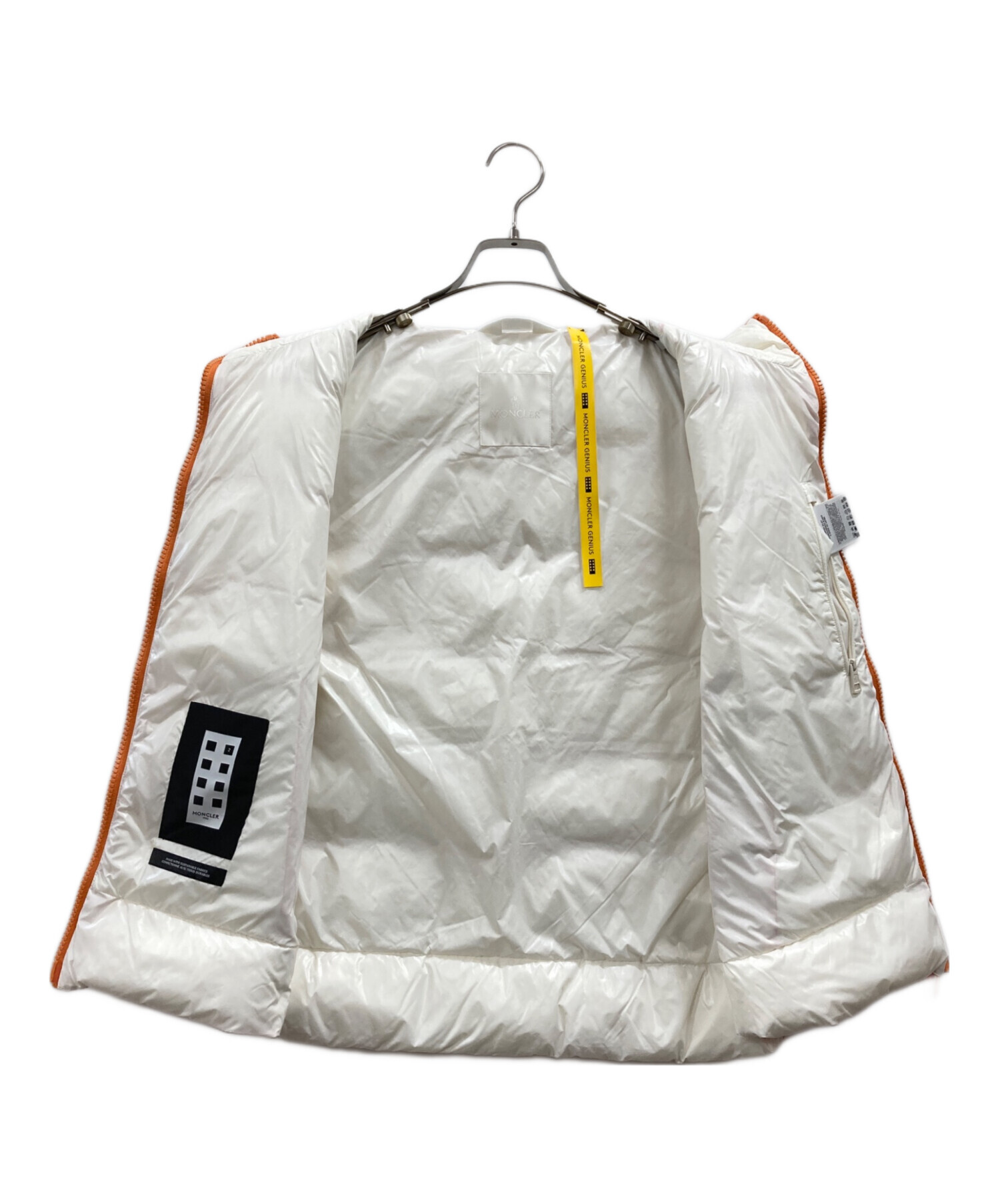 中古・古着通販】MONCLER (モンクレール) ダウンベスト オレンジ
