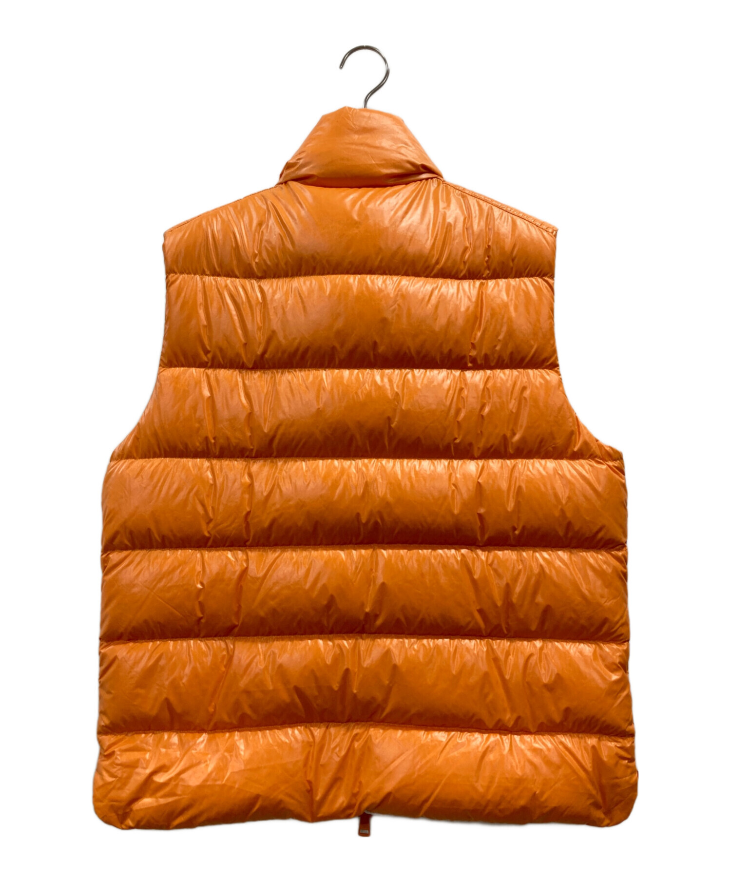 中古・古着通販】MONCLER (モンクレール) ダウンベスト オレンジ