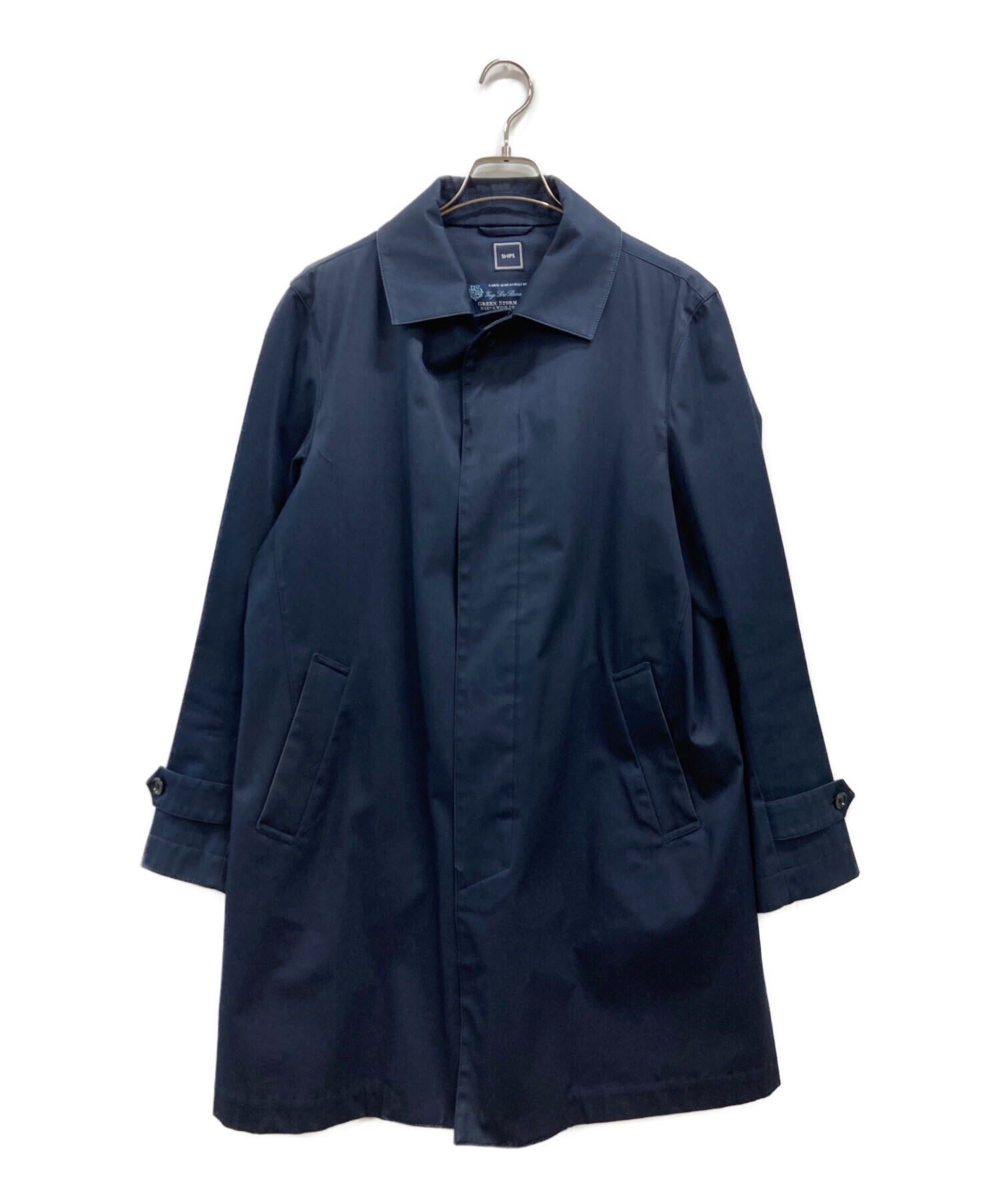 SHIPS ダウンライナートレンチコート撥水加工　Lサイズ 中古・古着通販】SHIPS (シップス) ダウンライナー付ステンカラー
