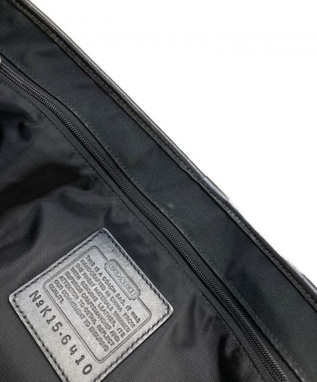 中古・古着通販】COACH (コーチ) キャンパスレザー2WAYブリーフケース