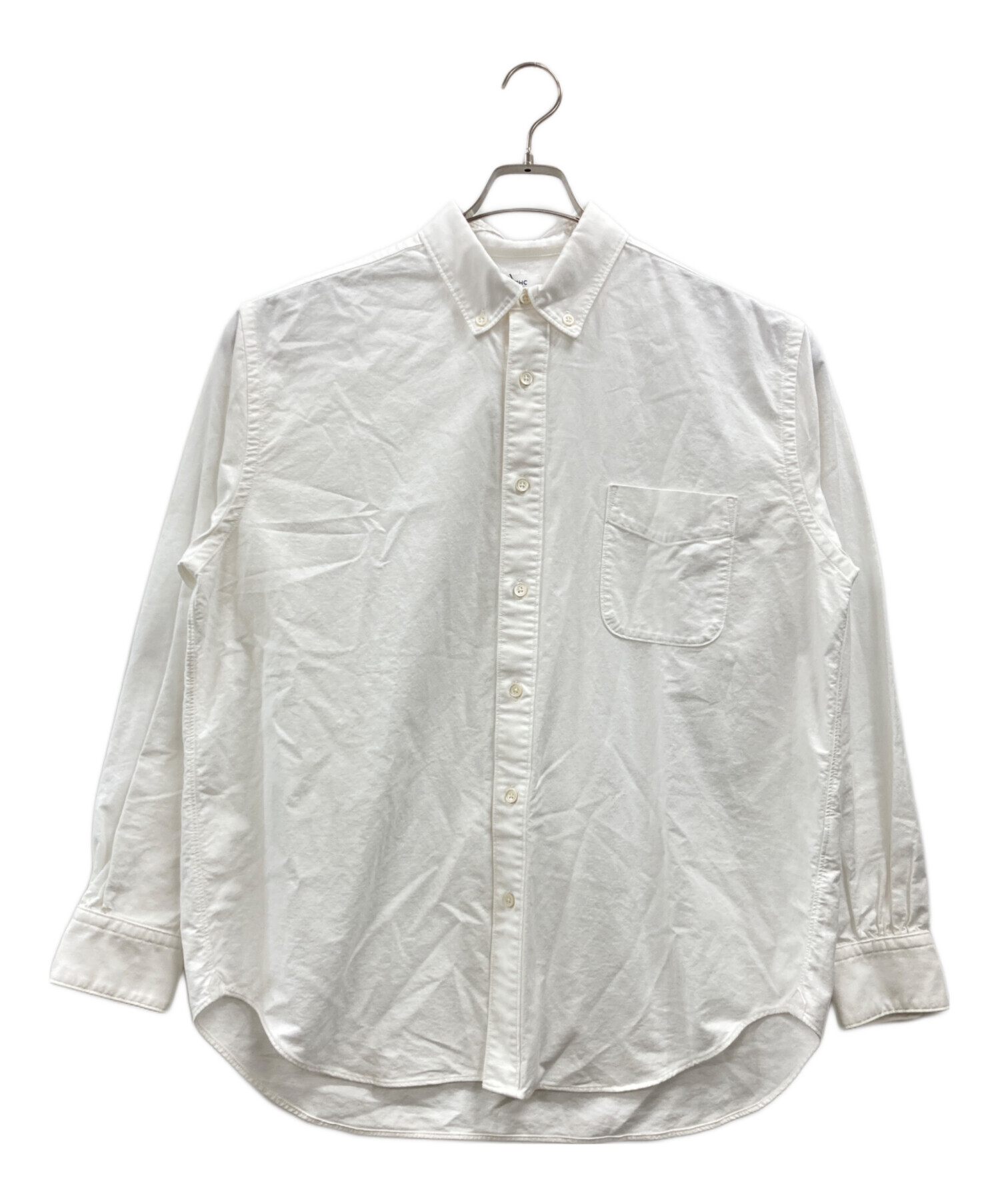 RHC Ron Herman カジュアルシャツ XS 白 【古着】【中古】【送料無料】 RHC Ron Herman カジュアルシャツ XS 白 【古着】【中古】【送料無料