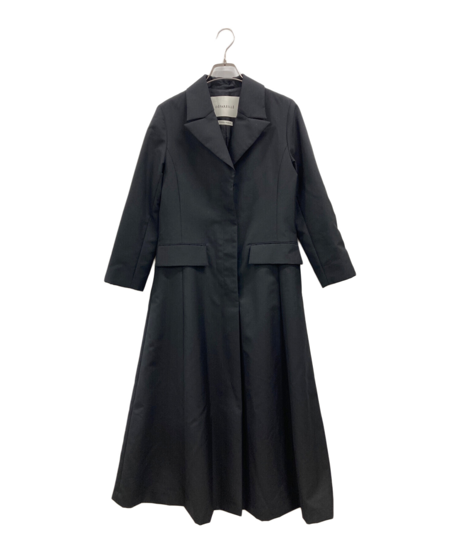 DEPAREILLE デパリエ シャツワンピース 中古・古着通販】DEPAREILLE (デパリエ) シャツワンピース ブラック