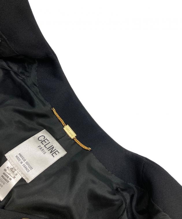 中古・古着通販】CELINE (セリーヌ) ウールベロアノーラペルジャケット