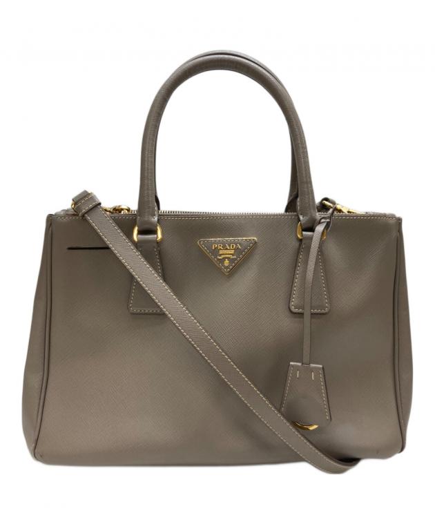 中古・古着通販】PRADA (プラダ) ガレリアサフィアーノ2WAYバッグ 
