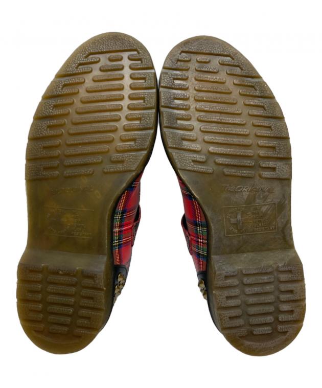 ドクターマーチン スタッズ付きチェック柄ローファー 中古・古着通販】Dr.Martens (ドクターマーチン) メリージェーン