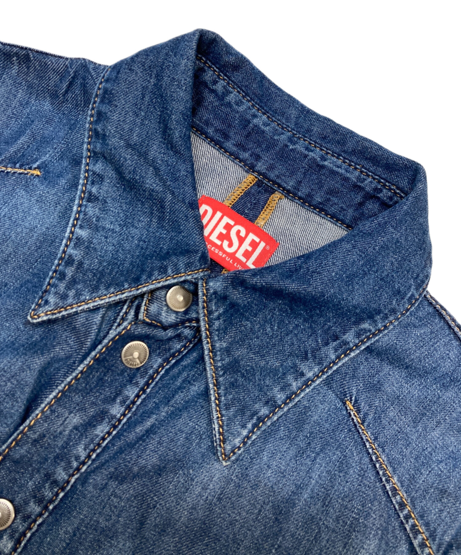 中古・古着通販】DIESEL (ディーゼル) デニムシャツワンピース