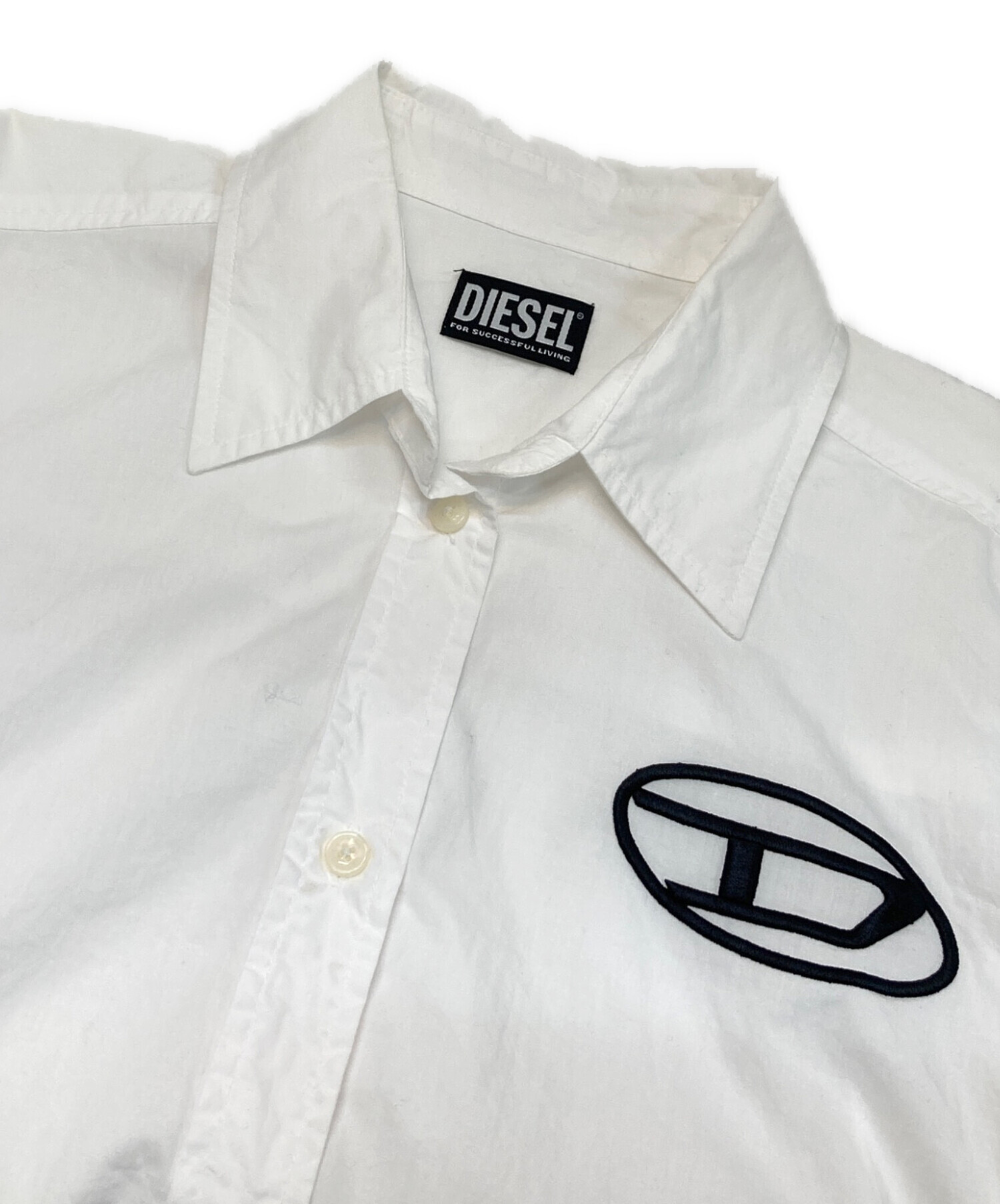 中古・古着通販】DIESEL (ディーゼル) オーバルロゴシャツワンピース 