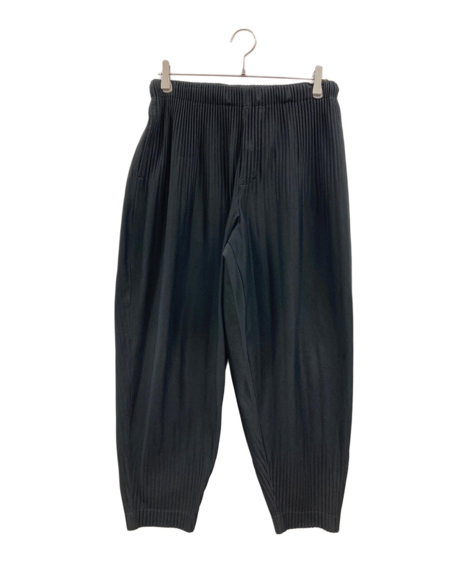HOMME PLISSE ISSEY MIYAKE サルエルパンツ ブラック 中古・古着通販】HOMME PLISSE ISSEY MIYAKE (オム プリッセ イッセイ