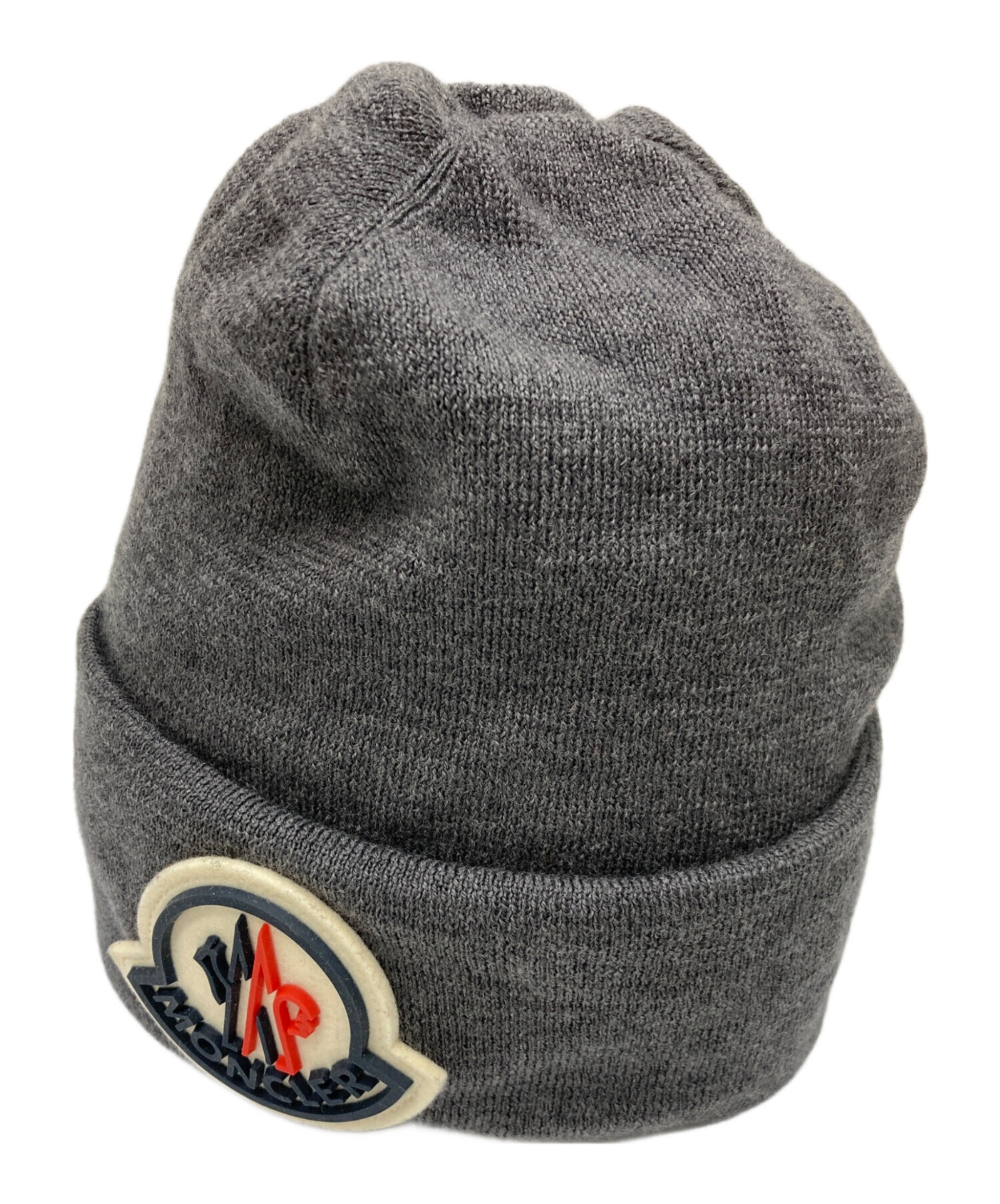 【近年モデル 新品】 MONCLER ニット帽 クリスタル マグリア グレー 中古・古着通販】MONCLER (モンクレール) ニット帽 グレー｜ブランド