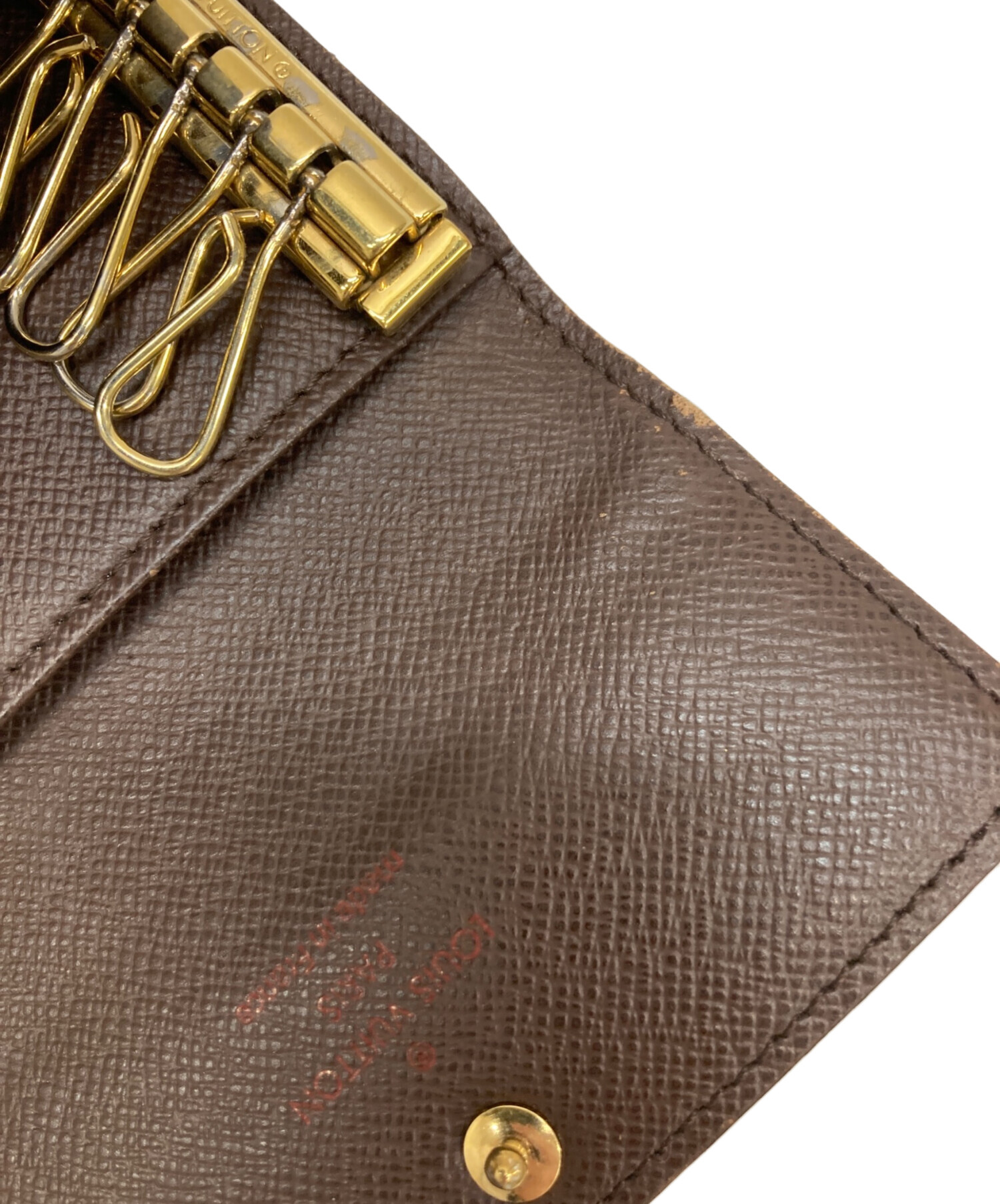中古・古着通販】LOUIS VUITTON (ルイ ヴィトン) キーケース ブラウン 中古・古着通販】LOUIS VUITTON (ルイ ヴィトン) キーケース ブラウン