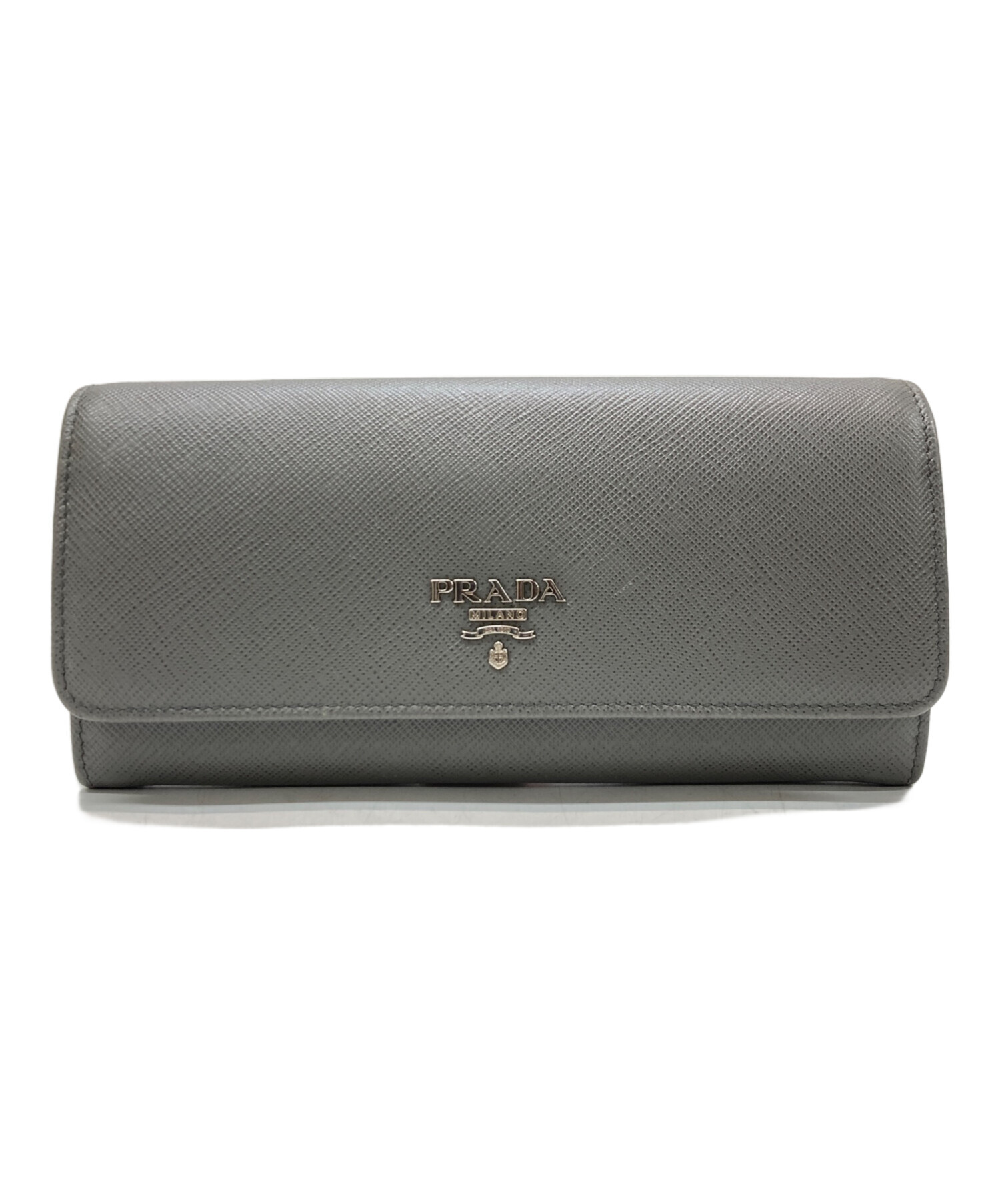 中古・古着通販】PRADA (プラダ) パスケース付サフィアーノ長財布 