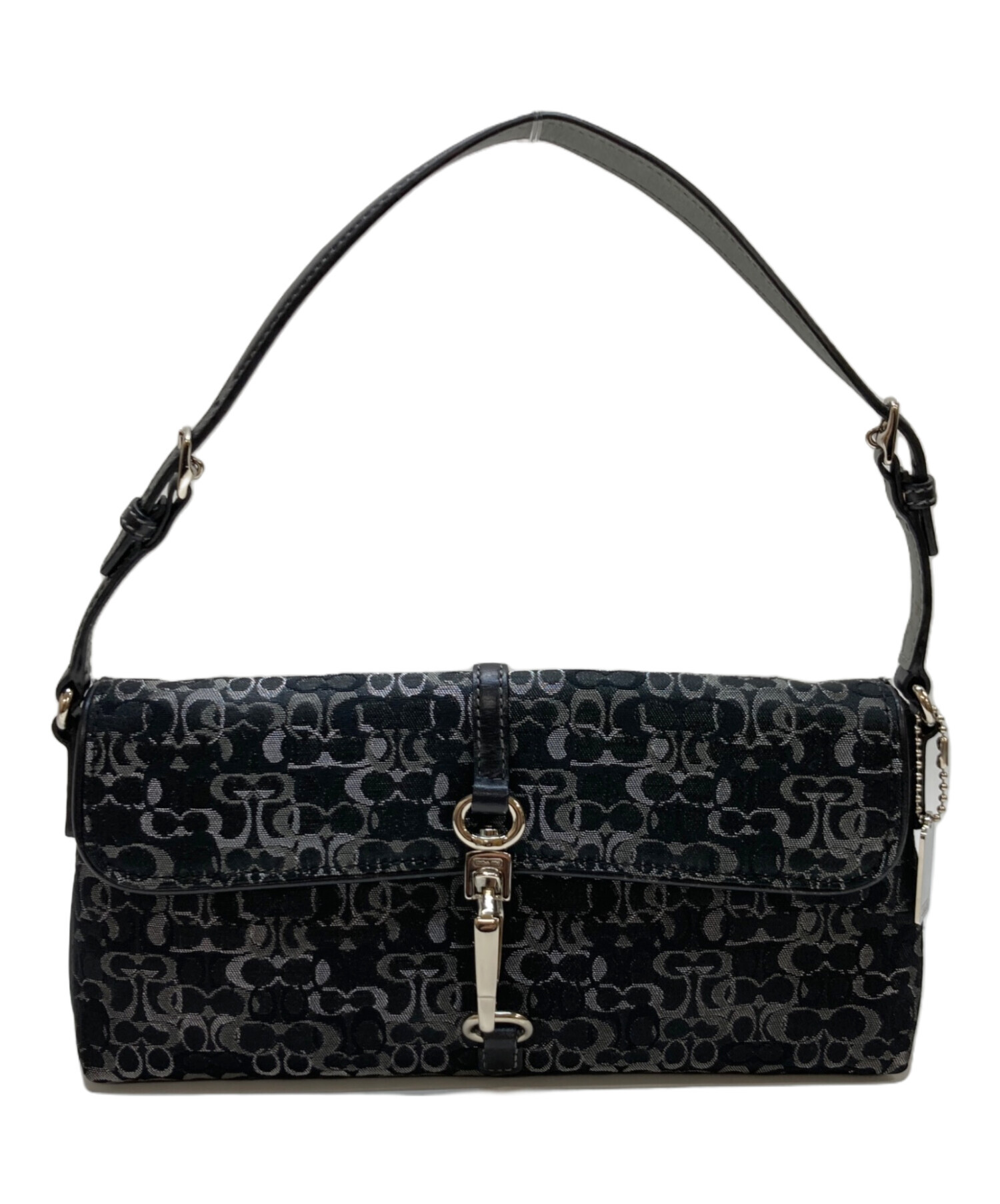 COACH ハンドバッグ ミニシグネチャー 肩掛け archive Y2K 中古・古着通販】COACH (コーチ) ミニシグネチャーショルダーバッグ
