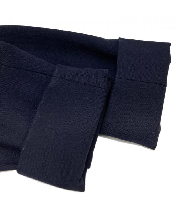 【専用】プラステ　セットアップ　パンツ　ブラッシュドバック　S/S　ネイビー 中古・古着通販】PLST (プラステ) ブラッシュドバックカラーレス