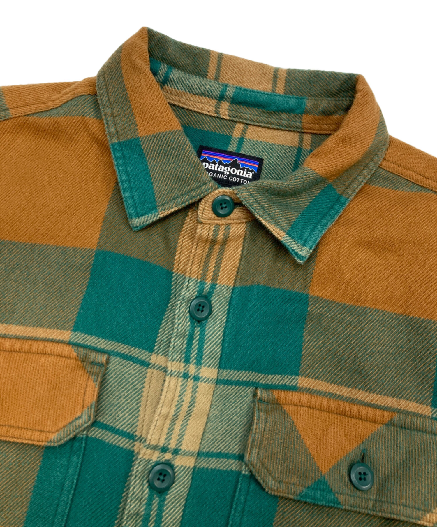 中古・古着通販】Patagonia (パタゴニア) ネルシャツ グリーン