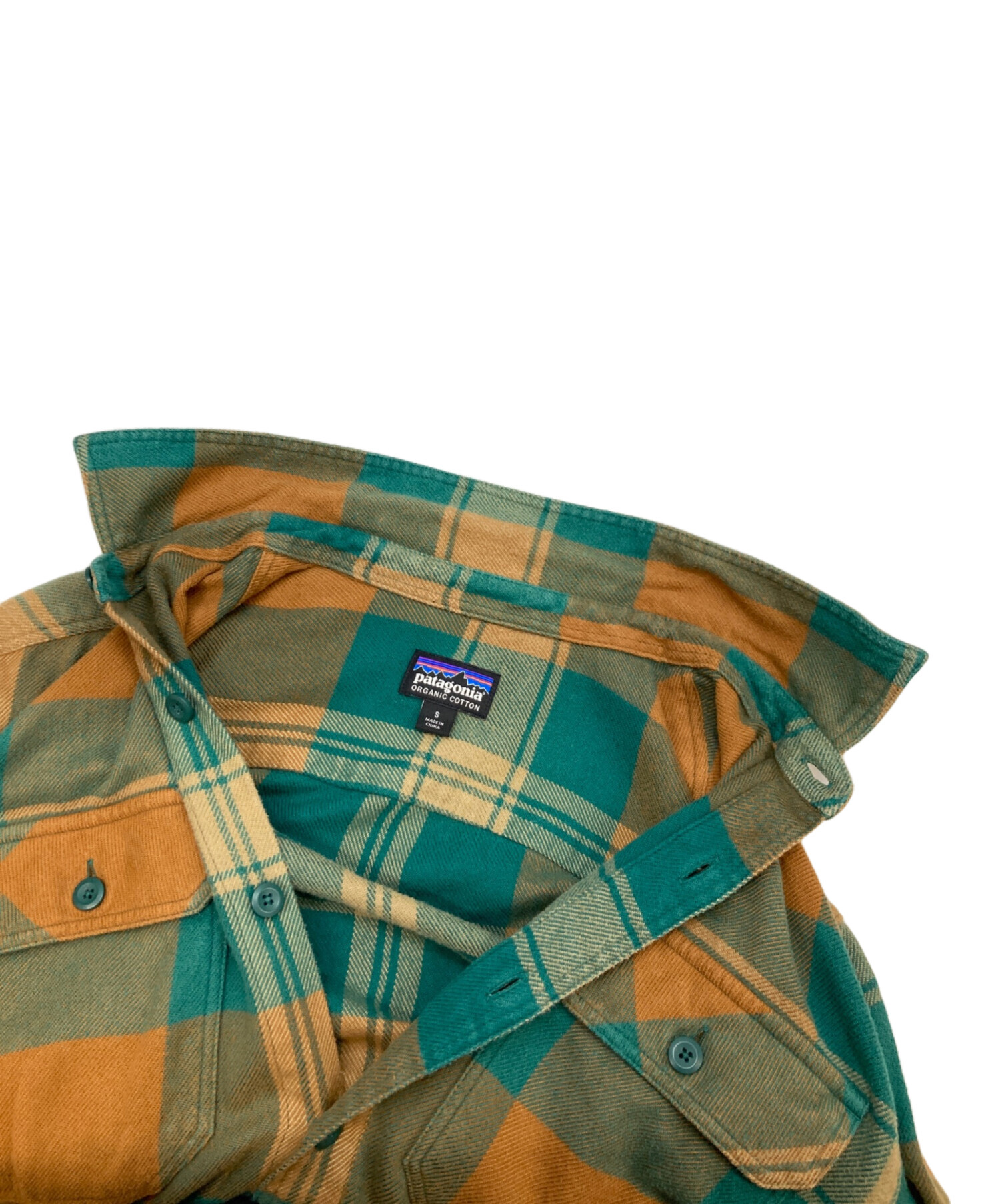中古・古着通販】Patagonia (パタゴニア) ネルシャツ グリーン
