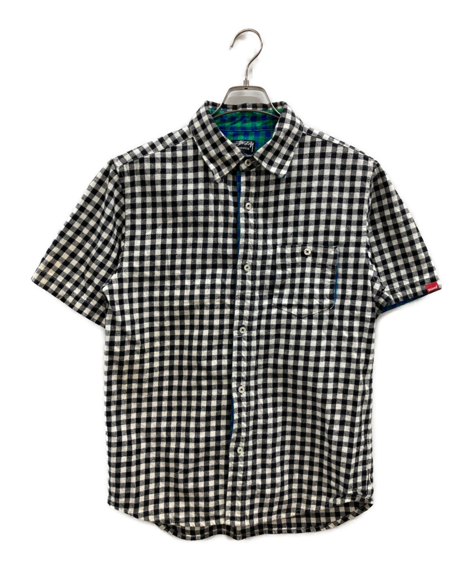 ステューシー　チェックシャツ 1週間限定出品 中古・古着通販】stussy (ステューシー) チェックシャツ ブラック