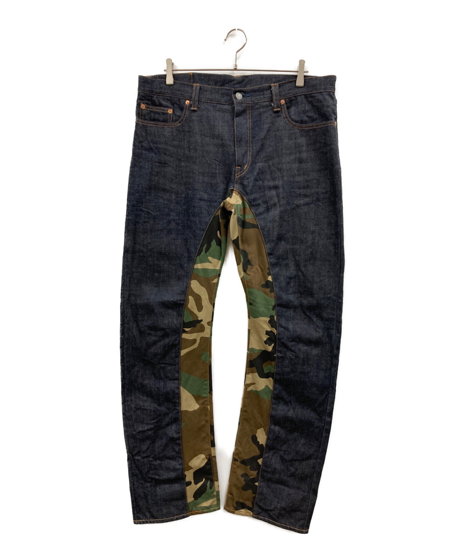 ⚠︎最終値下げします⚠︎ コーティングデニム 中古・古着通販】KOJIMA GENES (コジマジーンズ) カモフラドッキング