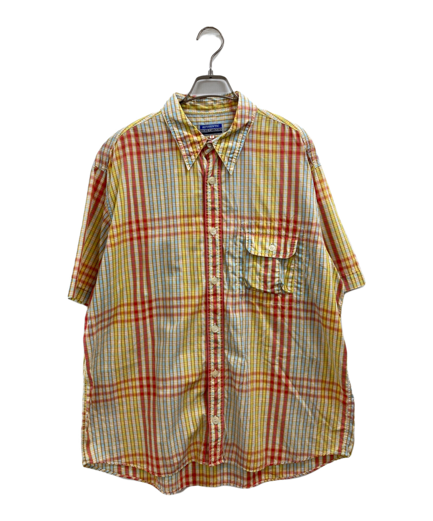 NIGEL CABOURN カジュアルシャツ L その他（柄物・カラフル） 【古着】【中古】【送料無料】 中古・古着通販】NIGEL CABOURN (ナイジェルケーボン) ショート