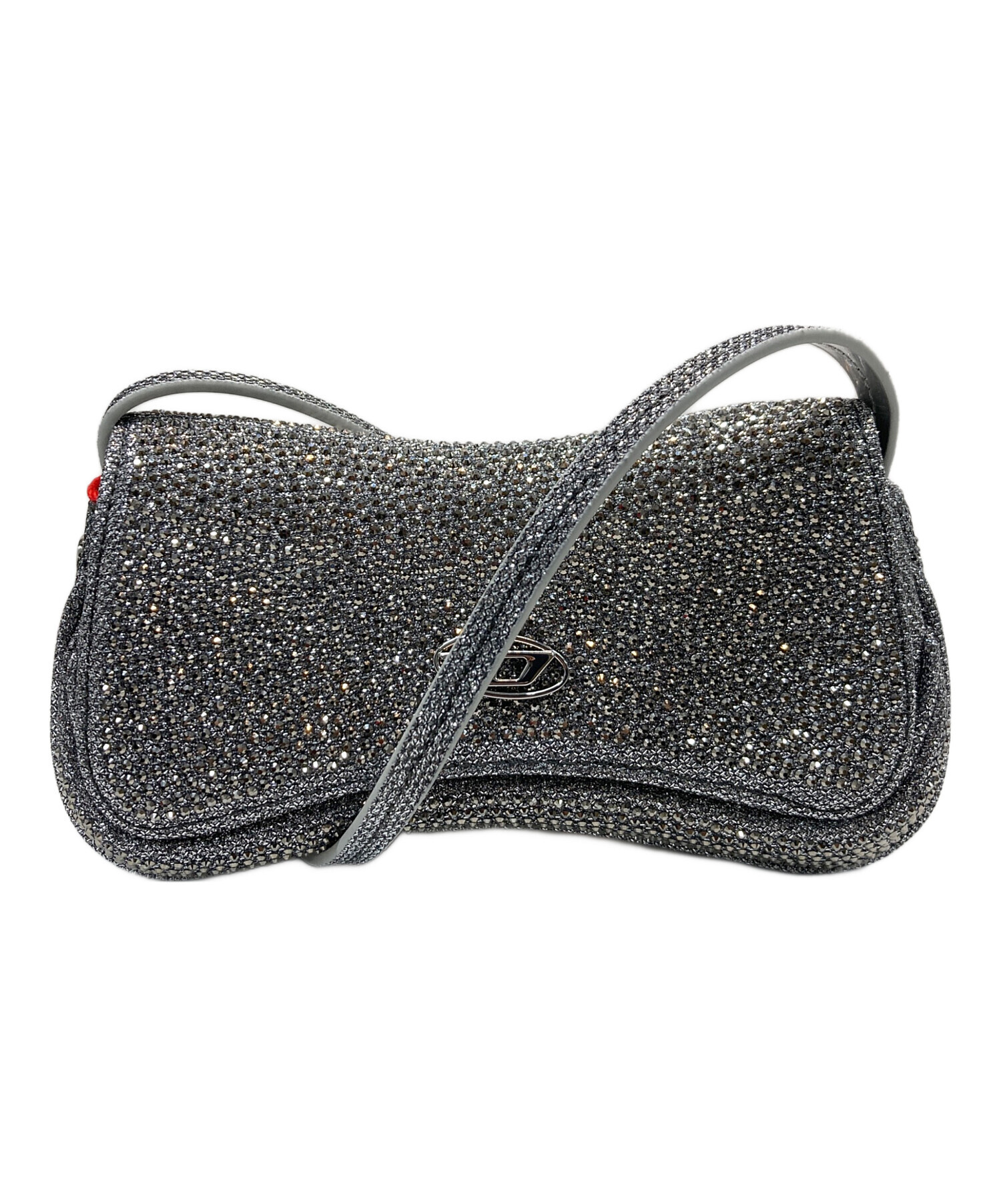 【みぃ】ディーゼル⭐︎新品、未使用⭐︎ 中古・古着通販】DIESEL (ディーゼル) プレイミニバッグ シルバー 未